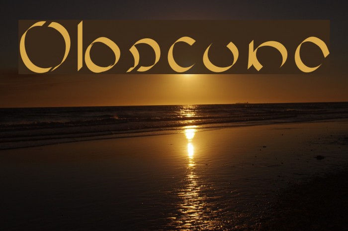 Obscura Font examples