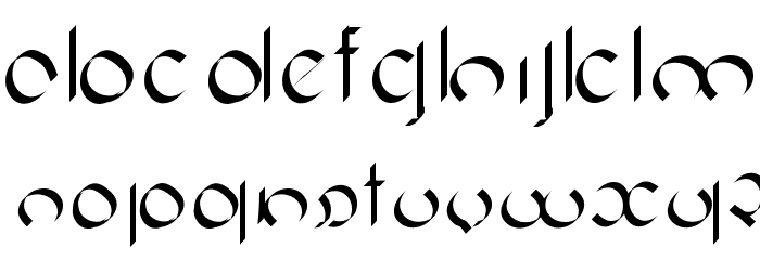 Obscura Font LOWERCASE