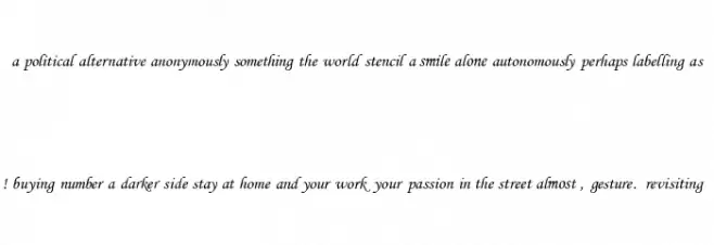 Obscure Actions Font OTHER CHARS