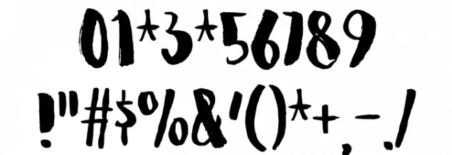 Observant DEMO Regular Font OTHER CHARS