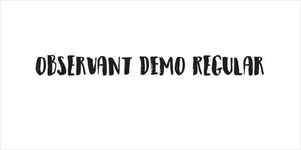 Observant DEMO Regular Logo
