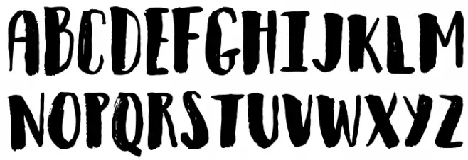 Observant DEMO Regular Schriftart Kleinbuchstaben