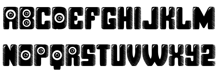 Observation 3D Regular Font OTHER CHARS
