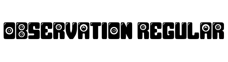 Observation Regular  Free Fonts Download