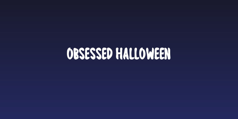 Obsessed Halloween Social Header