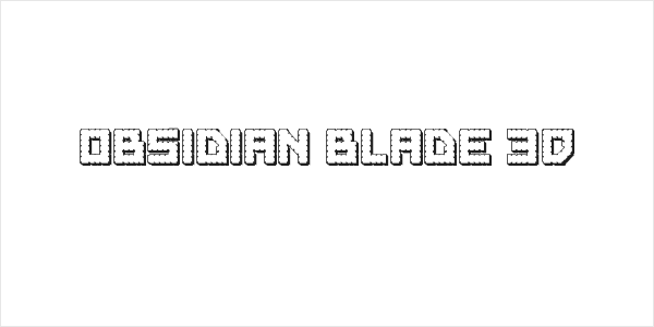 Obsidian Blade 3D Logo