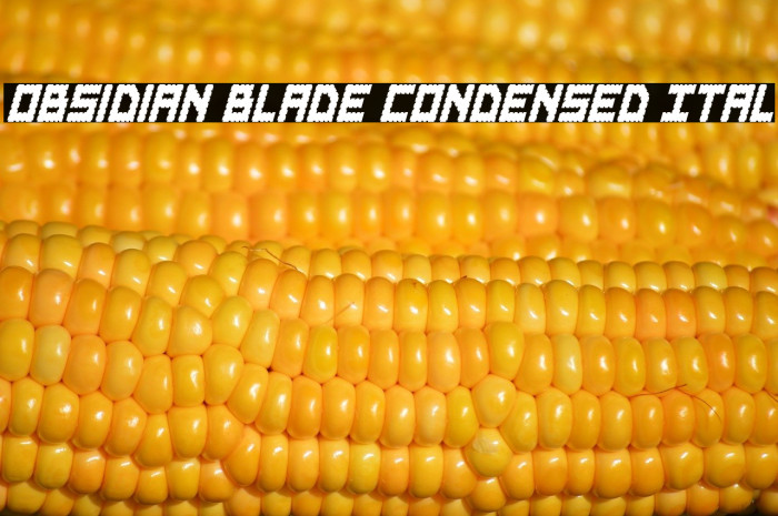 Obsidian Blade Condensed Ital Example 1