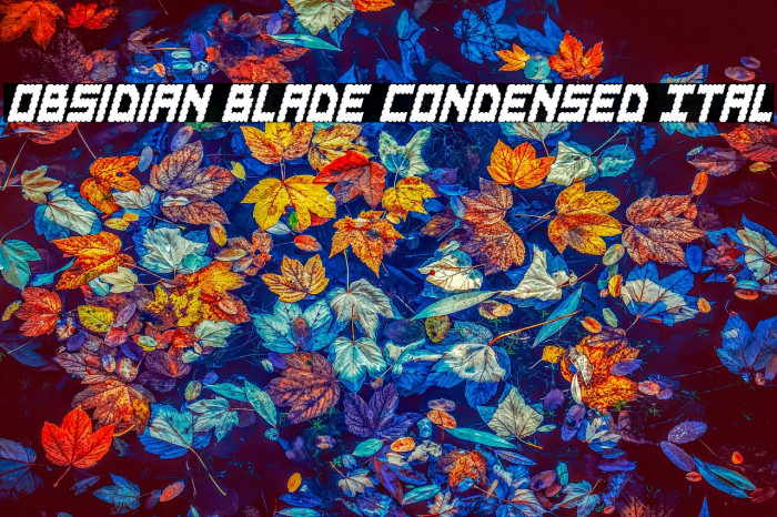 Obsidian Blade Condensed Ital Example 3