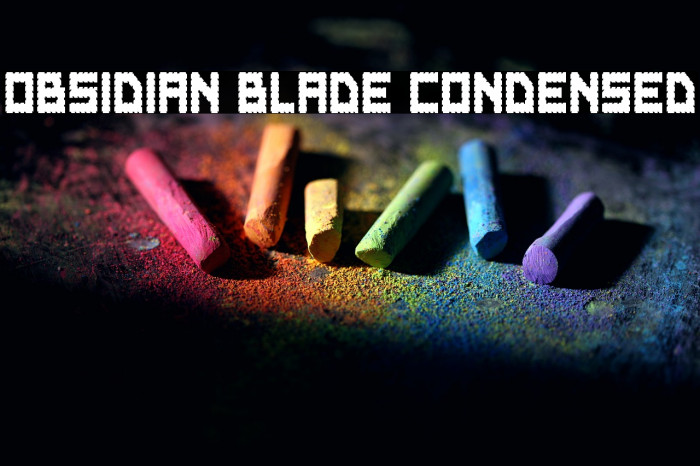 Obsidian Blade Condensed Example 2