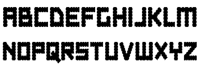 Obsidian Blade Condensed Font LOWERCASE