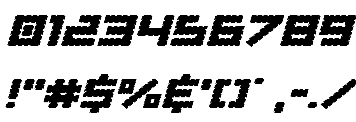 Obsidian Blade Expanded Ital Font OTHER CHARS