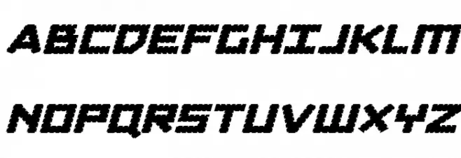 Obsidian Blade Expanded Ital Polices MAJUSCULES