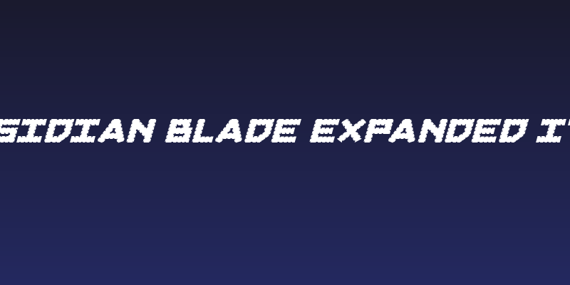 Obsidian Blade Expanded Ital Social Header