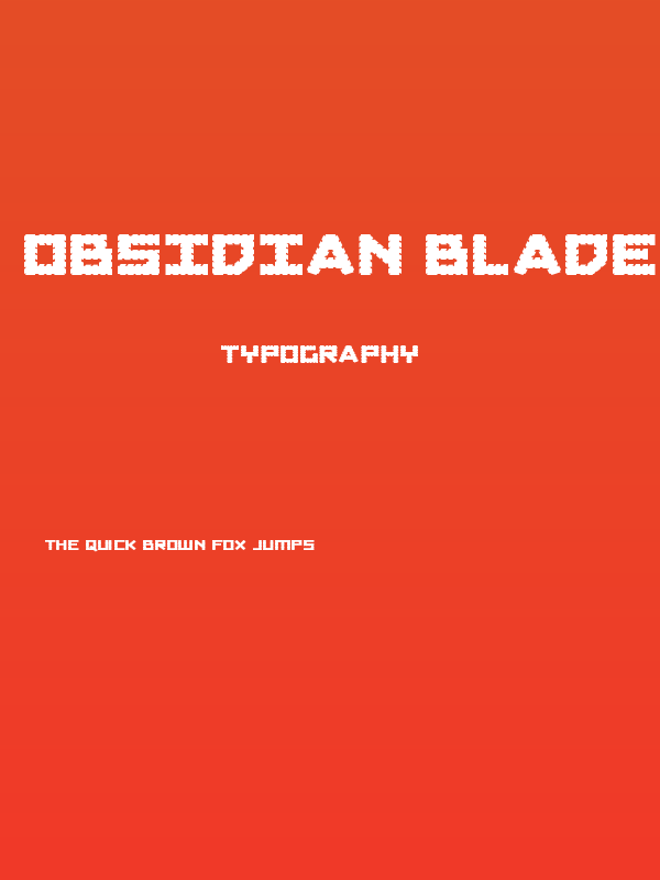Obsidian Blade Expanded Poster