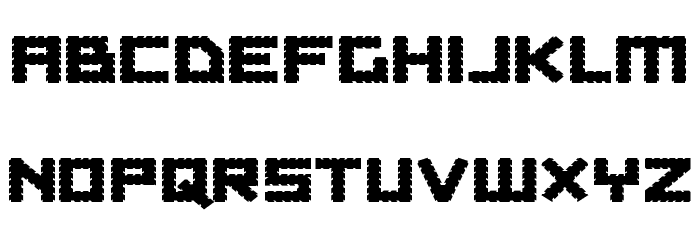 Obsidian Blade Expanded Font LOWERCASE