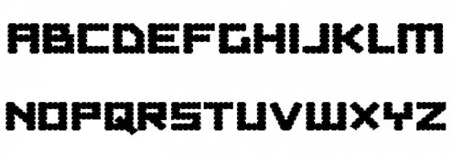 Obsidian Blade Expanded Font Litere mici