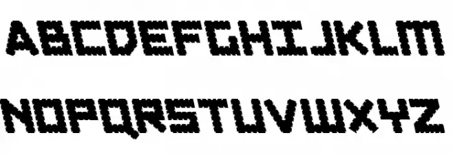 Obsidian Blade Leftalic フォント 大文字