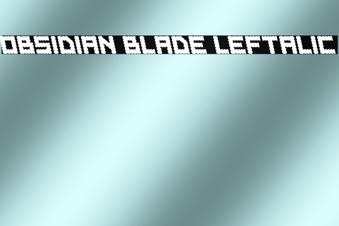Obsidian Blade Leftalic Example 3