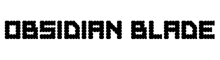 Obsidian Blade  font caratteri gratis