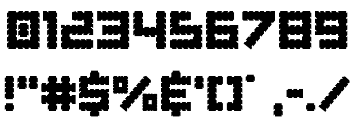 Obsidian Blade Font OTHER CHARS