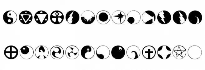 Obsidiscs फ़ॉन्ट अपरकेस