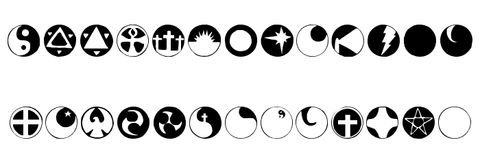 Obsidiscs Font LOWERCASE