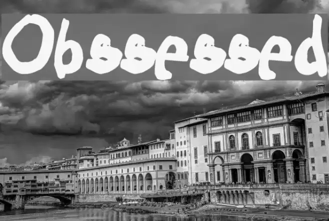 Obssessed Font examples