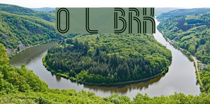 Obstacle Lines BRK 字体 examples