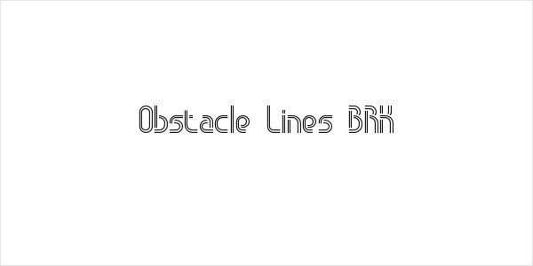 Obstacle Lines BRK Logo