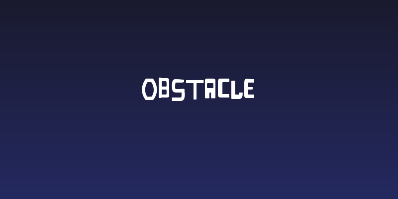 Obstacle Social Header