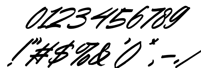 Obsurd Italic Font OTHER CHARS