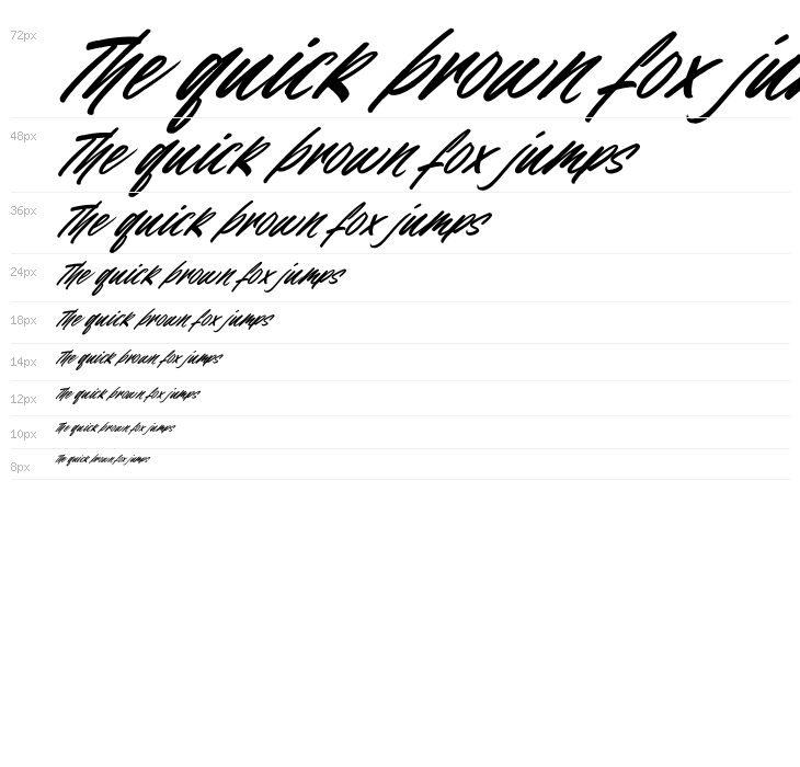 Obsurd Italic Waterfall