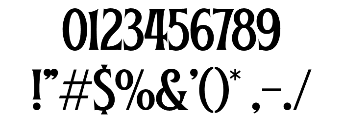 Obsypac Font OTHER CHARS