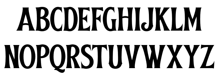 Obsypac Font LOWERCASE