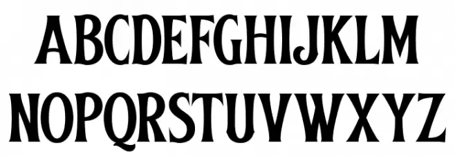 Obsypac Font LOWERCASE