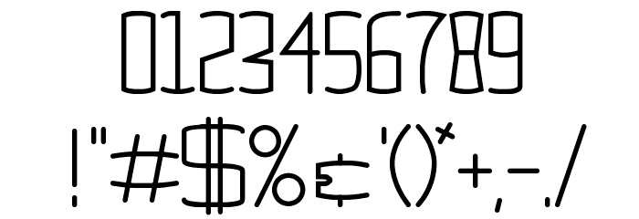 Obti Sans Neue Font OTHER CHARS