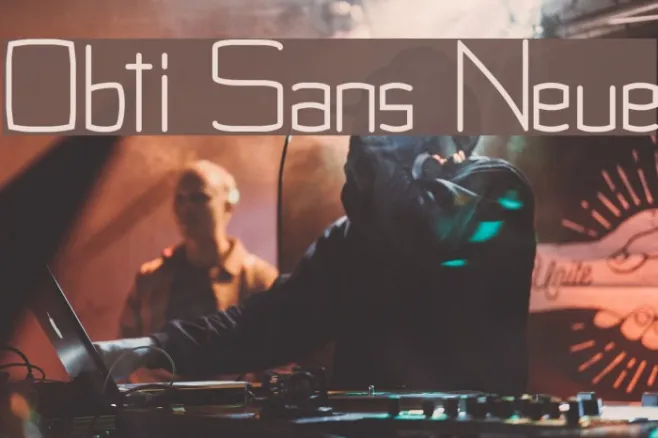Obti Sans Neue Example 3