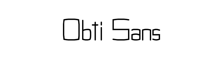 Obti Sans  Fuentes Gratis Descargar