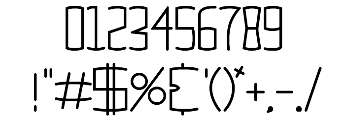 Obti Sans Font OTHER CHARS