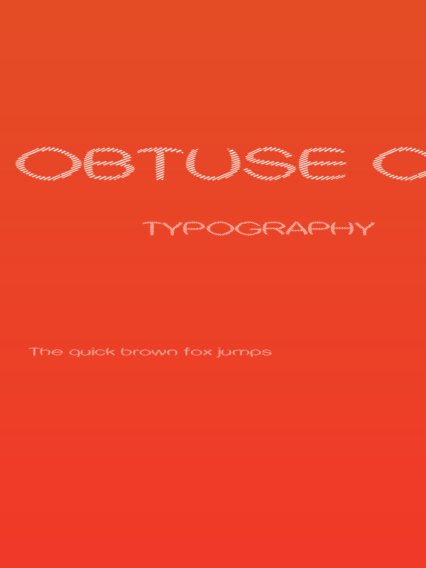 Obtuse One Poster