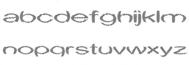 Obtuse One 字体 小写