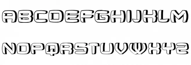 Obtuse Regular フォント 大文字