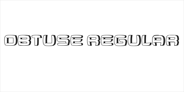 Obtuse Regular Logo
