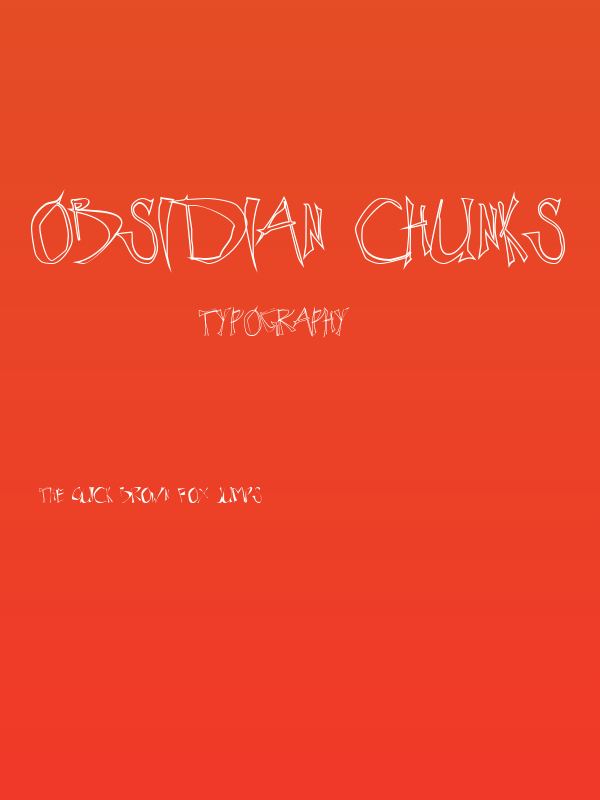 obsidian chunks Poster