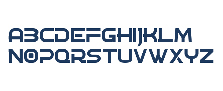 OCEAN RED BLUES Lowercase