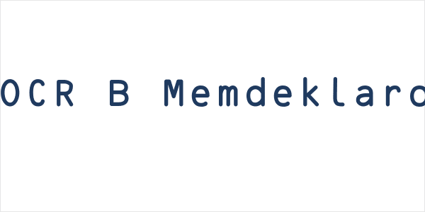 OCR B Memdeklaro Logo
