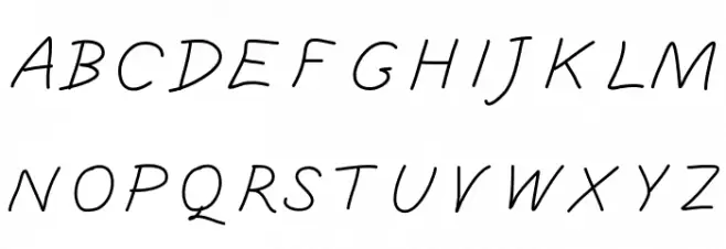 OCTOBER Schriftart Groß