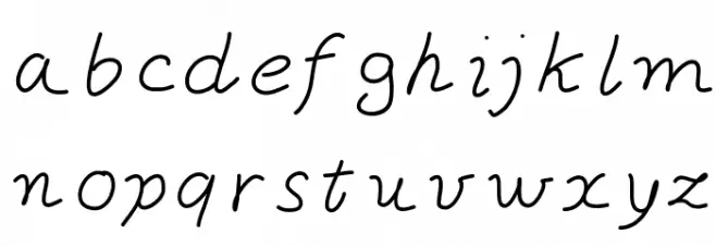 OCTOBER Font LOWERCASE