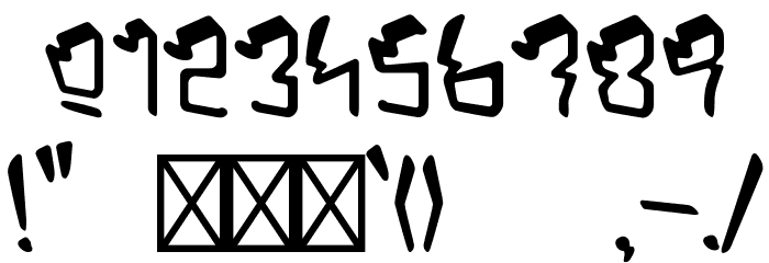OCTOPUS ORBIT Font OTHER CHARS