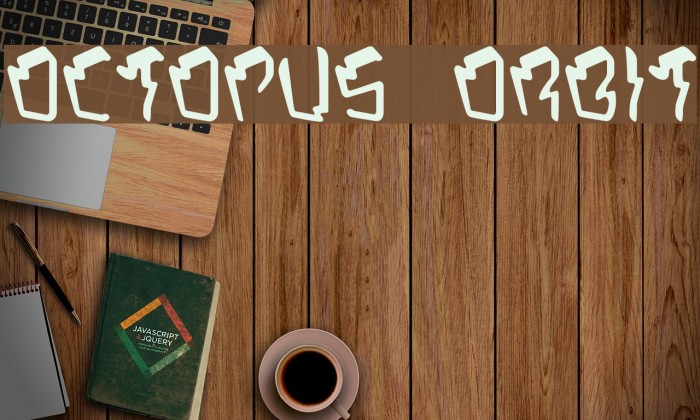 OCTOPUS ORBIT Font examples